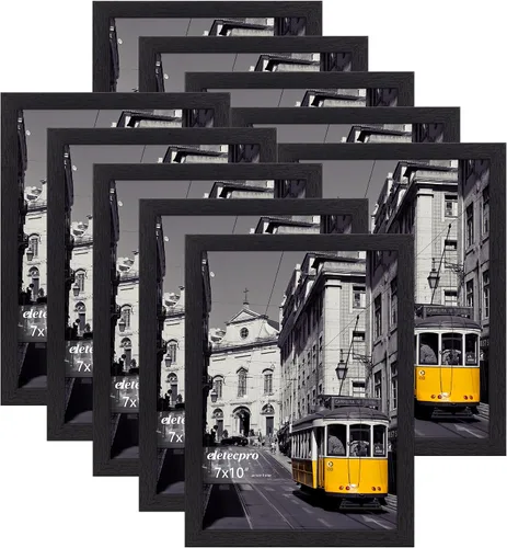 Vista 41 de eletecpro Juego de 5 marcos de fotos de 8 x 10 pulgadas, collage de fotos, decoración de pared, fotos de 5 x 7 con paspartú o de 8 x 10 pulgadas sin