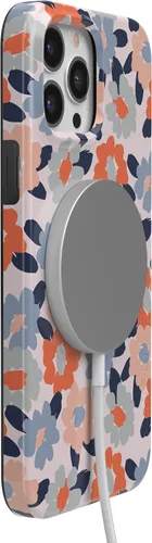 Vista 5 de Casely Funda para iPhone 13 Pro Compatible con MagSafe Campo de flores Funda floral pastel