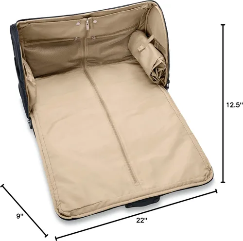Vista 21 de Briggs & Riley, Negro, bolsa de lona para ropa de 22 pulgadas, Negro -, Bolsa de lona para ropa