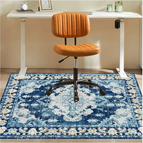 Vista 12 de Tapete para silla de oficina para piso de madera dura, 36"x48" tapete antideslizante para silla de escritorio para pisos duros, alfombra