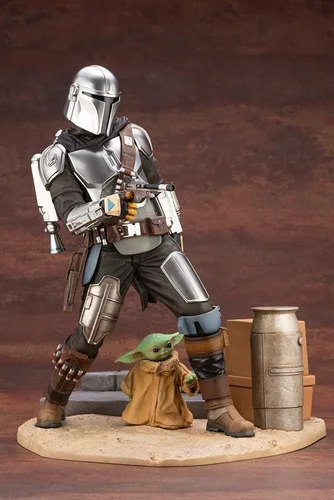 Vista 13 de Kotobukiya The Mandalorian & The Child ArtFX - Estatua de PVC, multicolor