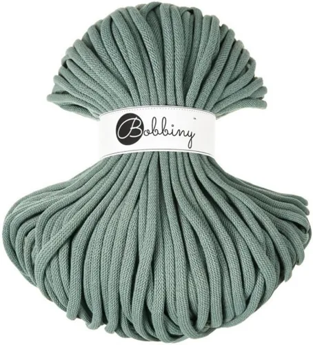 Vista 17 de Bobbiny - Cordón trenzado de macramé jumbo de 9 mm (color aloe), 108 yardas/330 pies
