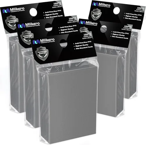 Vista 21 de Mlikero 1200 fundas para tarjetas, fundas para tarjetas mágicas mate, suaves y resistentes al desgarro, aptas para MTG, TCG, CCG (12 colores)