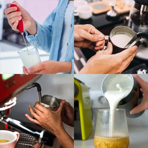Vista 6 de IMPRESA Limpiador de varita de vapor de 32 onzas, elimina la acumulación mineral y los residuos de proteína de leche en varitas de vapor