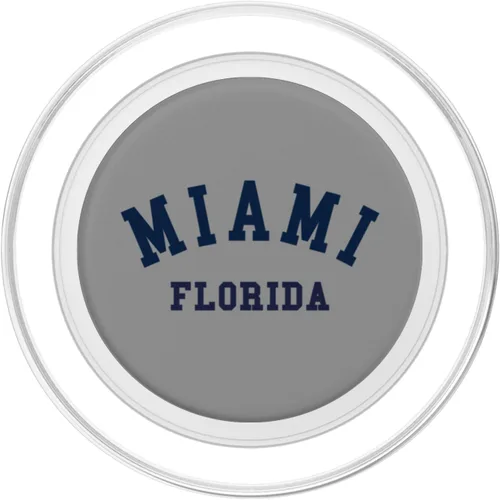 Vista 2 de Miami Florida USA State FL Varsity Style Sports PopSockets MagSafe PopGrip para iPhone