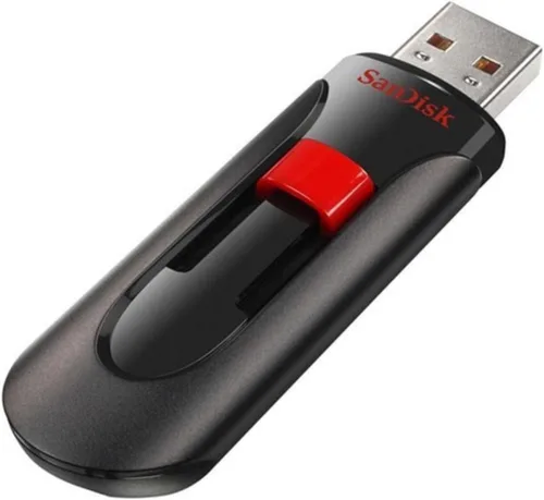 Vista 23 de SanDisk Unidad flash USB 2.0 Cruzer Glide de 32 GB - SDCZ60-032G-B35, rojo