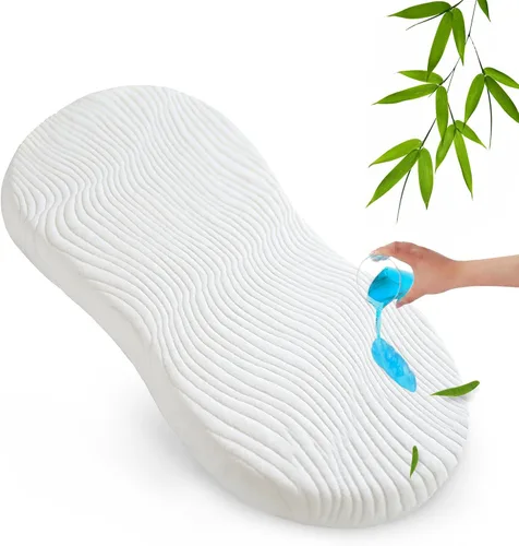 Vista 10 de Protector de colchón para cuna de bebé, 20 x 33 pulgadas, almohadilla impermeable rectangular Colchón de bebé compatible con Baby