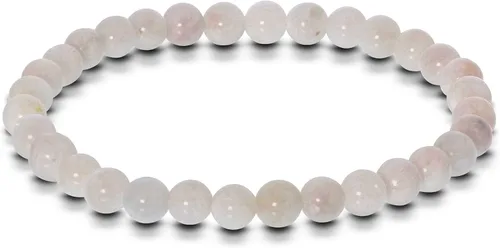 Vista 609 de Gem Avenue Handmade Round Bead Stretch Bracelet Unisex Natural Stone Beaded Jewelry for Men & Women, Elastic Wristband for Daily Wear
