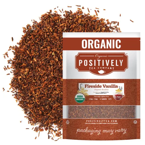 Vista 50 de Bolsas de hojas sueltas para té. Orgánicas por USDA. Positively Tea LLC.