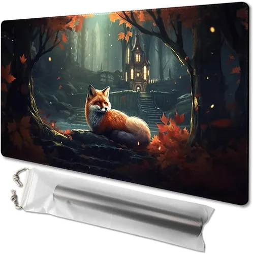 Vista 20 de MTG - Tapete de juego de tamaño 24 x 14 pulgadas, impresión antideslizante, ideal para entusiastas de los juegos de cartas, tapete de juego TCG
