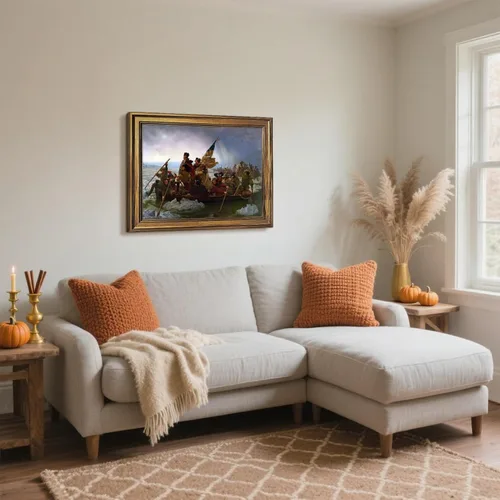 Vista 4 de George Washington Cruzando el Delaware Póster - Pósteres de la Guerra Revolucionaria, Arte de Pared Clásico Retro, Historia, Impresión en Lienzo
