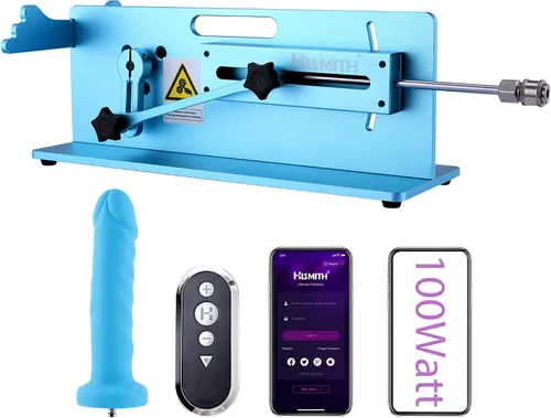 Vista 9 de Hismith Máquina sexual premium con sistema KlicLok, máquina de amor controlada por aplicación, máquina ajustable de empuje para adultos para hombres