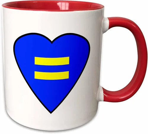 Vista 8 de 3dRose mug _ 124002 _ 3 " Gay Igualdad símbolo Magic transformando "taza, 11 oz, color blanco y negro No apllicable