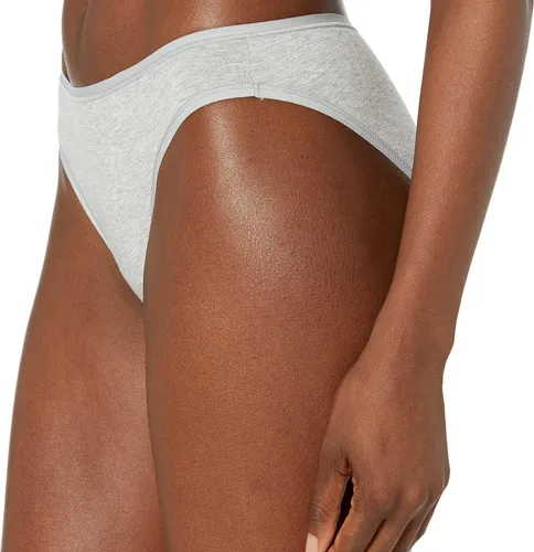 Vista 4 de Tienda Essentials Ropa interior de algodón estilo bikini para mujer, paquete múltiple (disponibles en tallas extra-grandes)