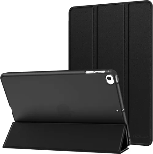 Vista 25 de MoKo Funda para iPad mini 5 2019/Mini 4 2015 (5ta/4ta Generación 7.9 pulgadas), funda delgada y ligera con soporte, con protector traslúcido