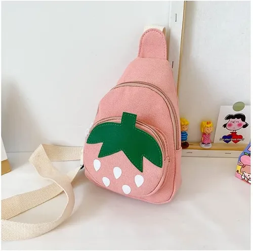 Vista 5 de Hiflyer Sling Bag Bolso de hombro Bolso de pecho, Mochila pequeña Bolsa de eslinga, Bolso Kawaii Mochila Kawaii Mochila Mochila Sling, rosado