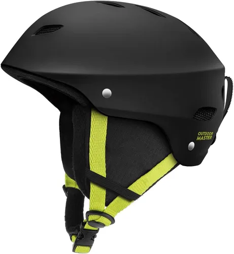 Vista 9 de OutdoorMaster Kelvin - Casco de esquí y snowboard para hombres, mujeres y jóvenes Adjustable Dial Fit Snow Helmet with ASTM Certified,14 Vents for