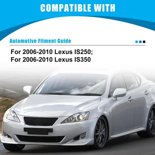 Vista 7 de CPW - Conjunto de luces antiniebla para lente transparente Lexus IS250 IS350 2006-2010 (Not fit for IS 250C and IS 350C model), Driver & Passenger