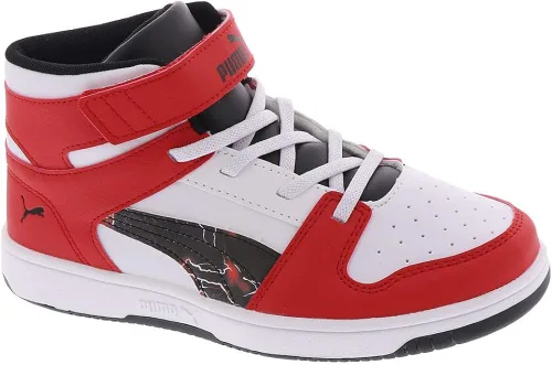 Vista 4 de PUMA Rebound Layup SL Heat Lightning V PS - Baloncesto para niños y jóvenes