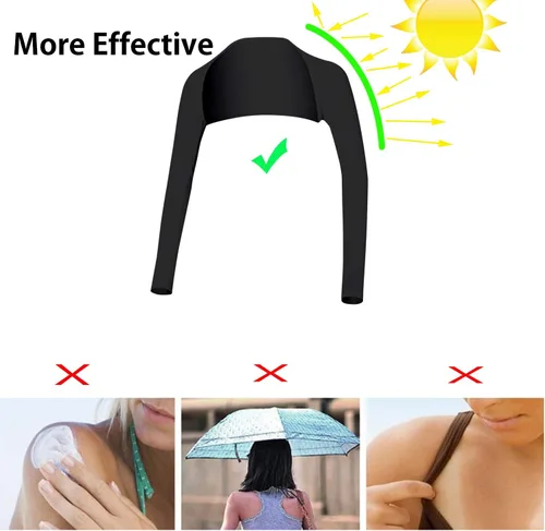 Vista 2 de Chal de enfriamiento avanzado, manga de brazo, protección solar, cómodo y transpirable para mujeres y hombres