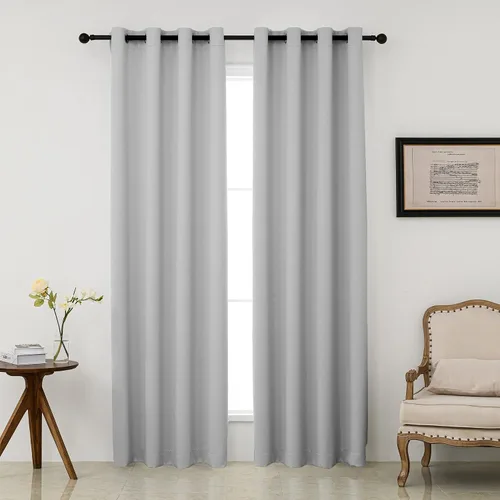 Vista 34 de Pickluc - Paneles de cortinas opacas con ojales, cortinas para bloquear la luz para el dormitorio, aisladas térmicamente, reducción de ruido