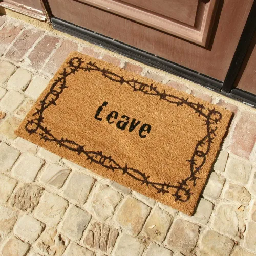 Vista 4 de Rubber-Cal Alfombrillas Leave Unwelt, 18 x 30 pulgadas