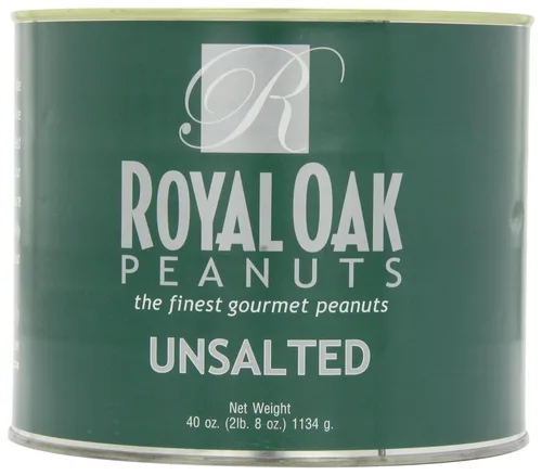 Vista 5 de Royal Oak Gourmet - Cacahuetes de Virginia sin sal, 40 onzas