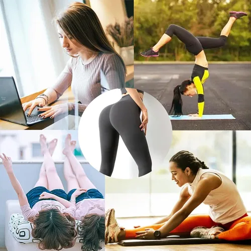 Vista 3 de Tangas de cintura alta sin costuras para mujer, ropa interior invisible para mujer, suave, sin costuras, forro de algodón