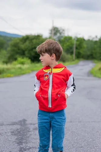 Vista 3 de Paw Patrol Rubble Chase Skye Sudadera Pullover con Capucha de Forro Polar con Cremallera de Niño Pequeño a Niño