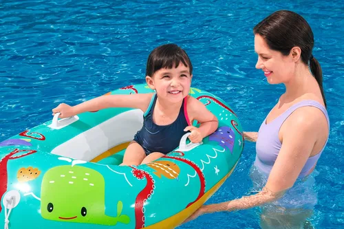 Vista 12 de Bestway® 47" x 31"/1.19m x 79cm Tropical Crew Baby Boat