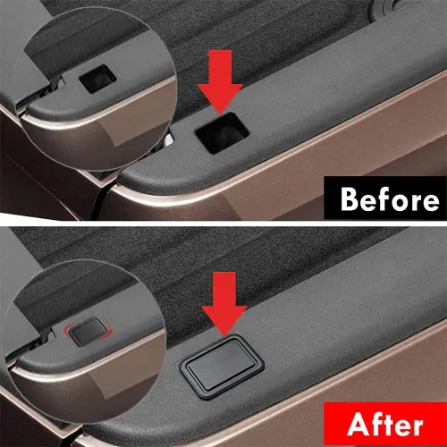 Vista 4 de Ram 1500 Cubiertas de Bolsillos de Estaca Compatibles con Dodge Ram 1500 2019-2023 Cubierta de Bolsillo de Estaca del Riel de la Caja Trasera