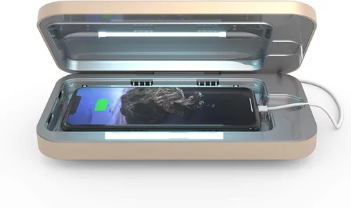 Vista 15 de PhoneSoap Caja desinfectante de luz UV básica para teléfono celular Desinfectante de luz UV de 360 grados patentado y clínicamente probado Negro