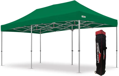 Vista 20 de Extreme Canopy Tienda de campaña desplegable instantánea de aluminio resistente comercial (rojo, 10 pies x 10 pies)