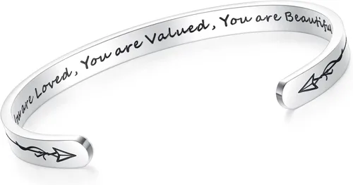 Vista 13 de SAM & LORI Pulseras personales para adolescentes, mujeres, regalos de joyería significativos (varios diseños) para mejor amiga, hija, nieta
