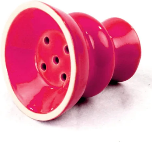 Vista 2 de 2 Mangueras Hookah de vidrio con diseño elegante con estuche de viaje (rojo) Never Exhale™ de 18 pulgadas