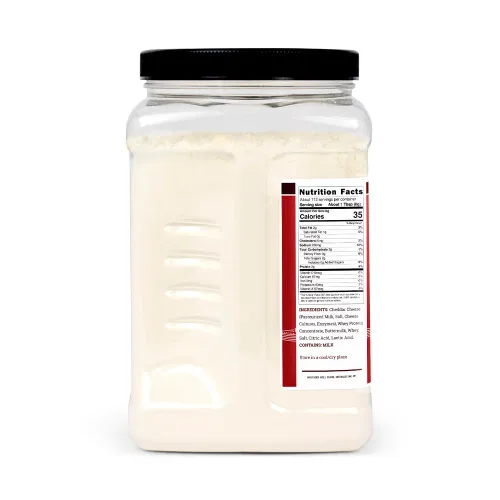Vista 4 de Hoosier Hill Farm Polvo de queso cheddar blanco, 2 libras (paquete de 4)