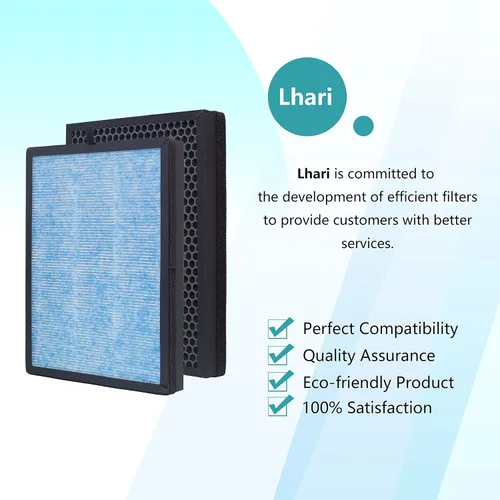 Vista 6 de Paquete de 2 filtros de repuesto AP1002 AP1002-RF, compatibles con purificador de aire AIRTOK AP1002 y purificador de aire Airthereal Pure Morning