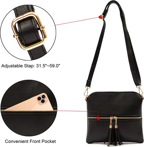Vista 6 de Juego de carteras y carteras para mujer, bolso grande con cartera, 3