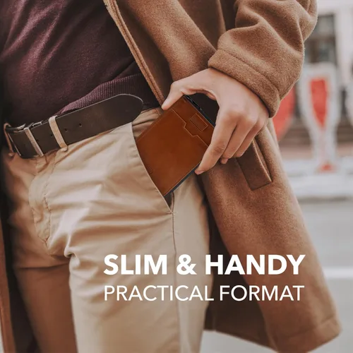 Vista 14 de Vaultskin NOTTING HILL - Cartera con cremallera y protección RFID para tarjetas