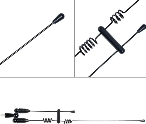 Vista 3 de TWAYRDIO Antena de doble banda para radio bidireccional Ham, 144/430MHz VHF UHF Antena de radio móvil para coche Kit completo con montaje magnético