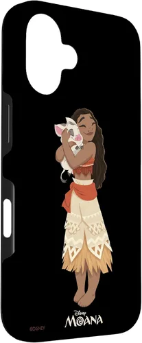 Vista 3 de Funda para iPhone 16 Disney Moana y Pua
