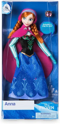 Vista 2 de Disney Anna - Muñeca clásica con anillo, Frozen - 11 ½ pulgadas