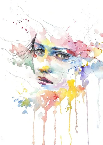 Vista 6 de Rosa Gallery Juego de pintura de acuarela, paleta 'Retrato' sartenes completas caja de metal de 14 colores, acuarelas profesionales extra finas