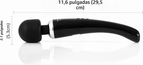 Vista 7 de Alessandro Yarosi Masajeador terapéutico en forma de varita, curvo, Paquete de 1, Negro, 1