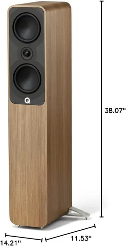 Vista 9 de Q Acoustics 5040 - Altavoces de pie – Holme Oak Pair Roble Holme