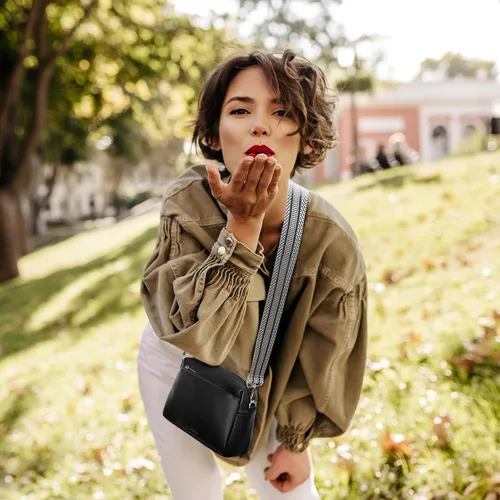 Vista 2 de WESTBRONCO Bolsos cruzados pequeños para mujer, bolsos de hombro, cartera con correa ajustable