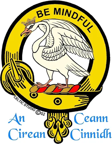 Vista 4 de Campbell (Calder) Scottish Clan Crest Badge Sporran