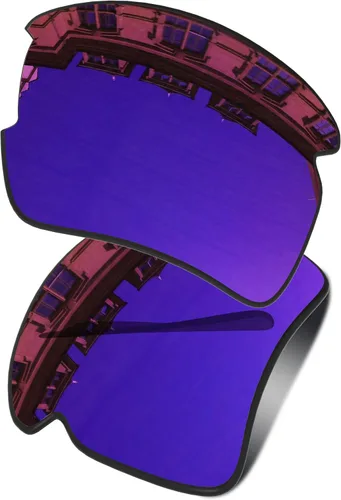Vista 13 de Polarized Lenses Replacement for Oakley Flak 2.0 XL OO9188 59mm Abrigo de espejo negro polarizado