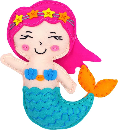 Vista 2 de C.S. Kids My Mermaid Sea World 4 en 1 DIY Mega Kit para niños