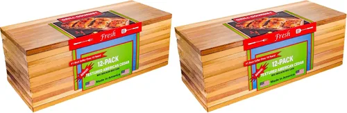 Vista 6 de Cedar Grilling Planks - 12 Pack - Made In USA
